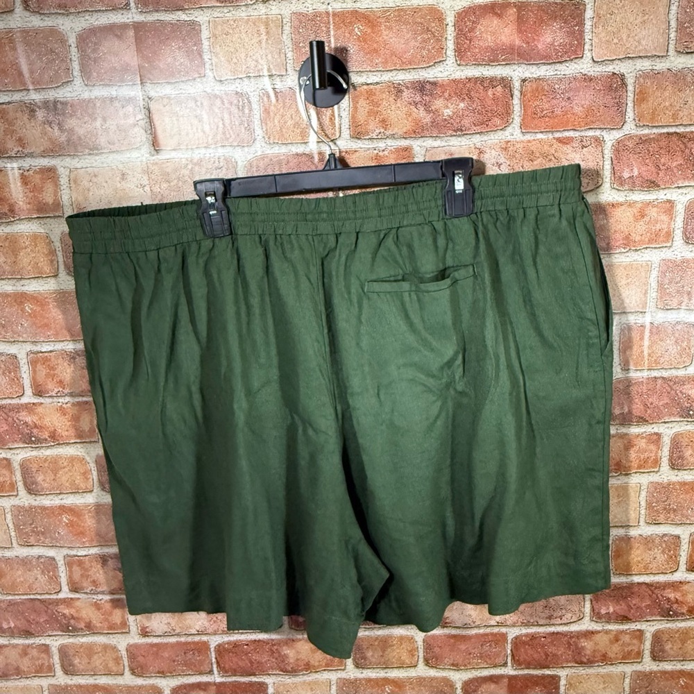 89th&Madison women’s linen blend mid rise shorts Sz 3X - Picture 2 of 8